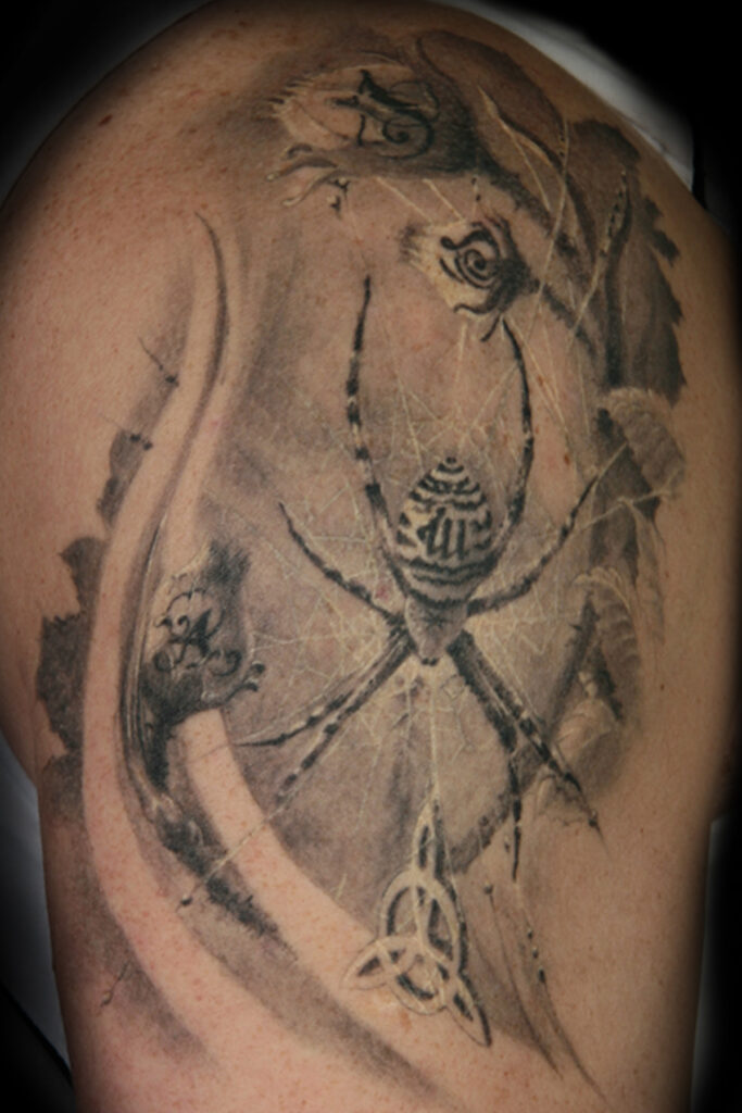 The power of a spider - Family tattoo by Caesar The Hun